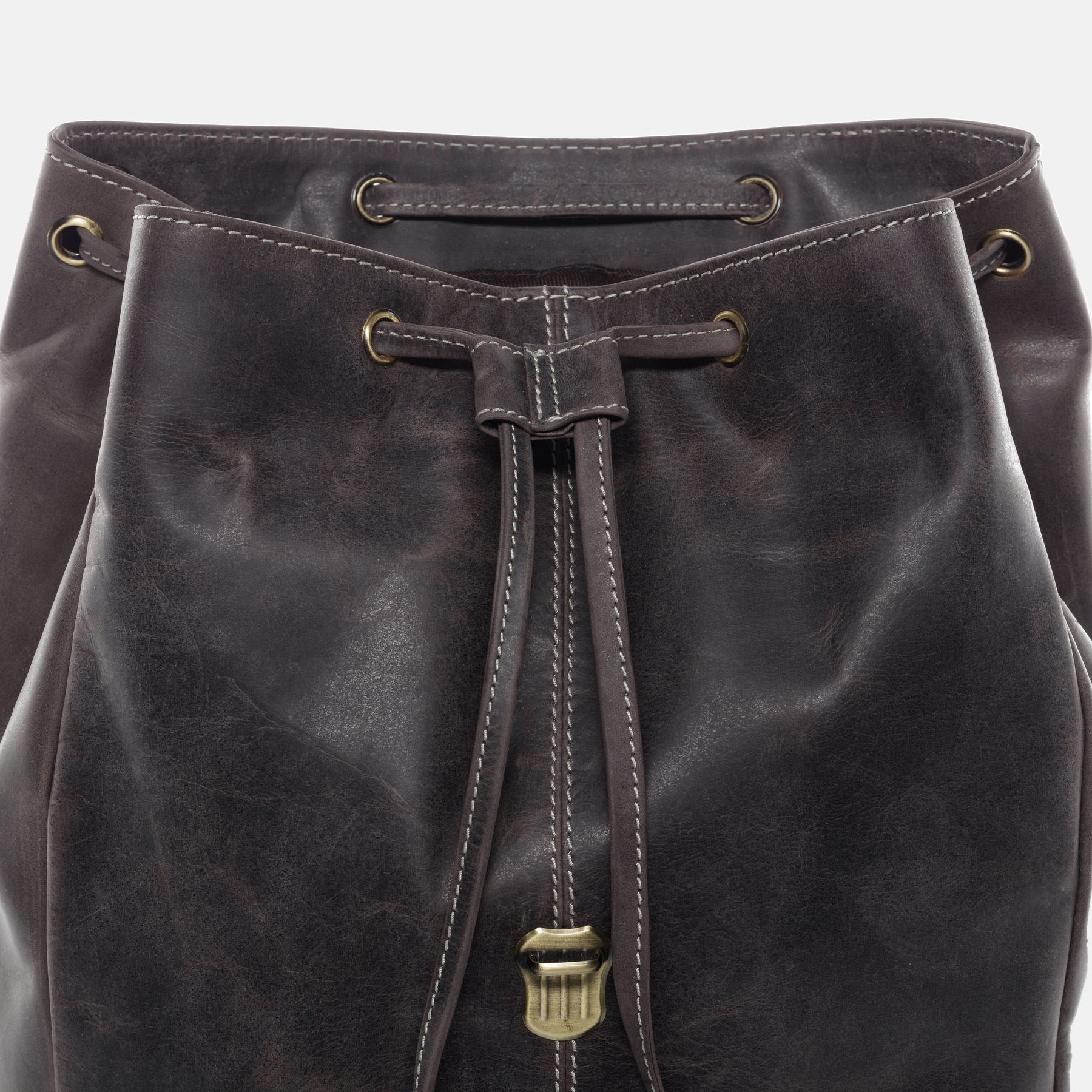City backpack STAN buffalo leather brown